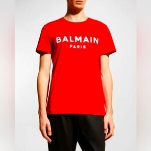 Balmain unisex logo shirt